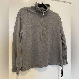 St . John Sport Marie Gray Pullover Sweatshirt